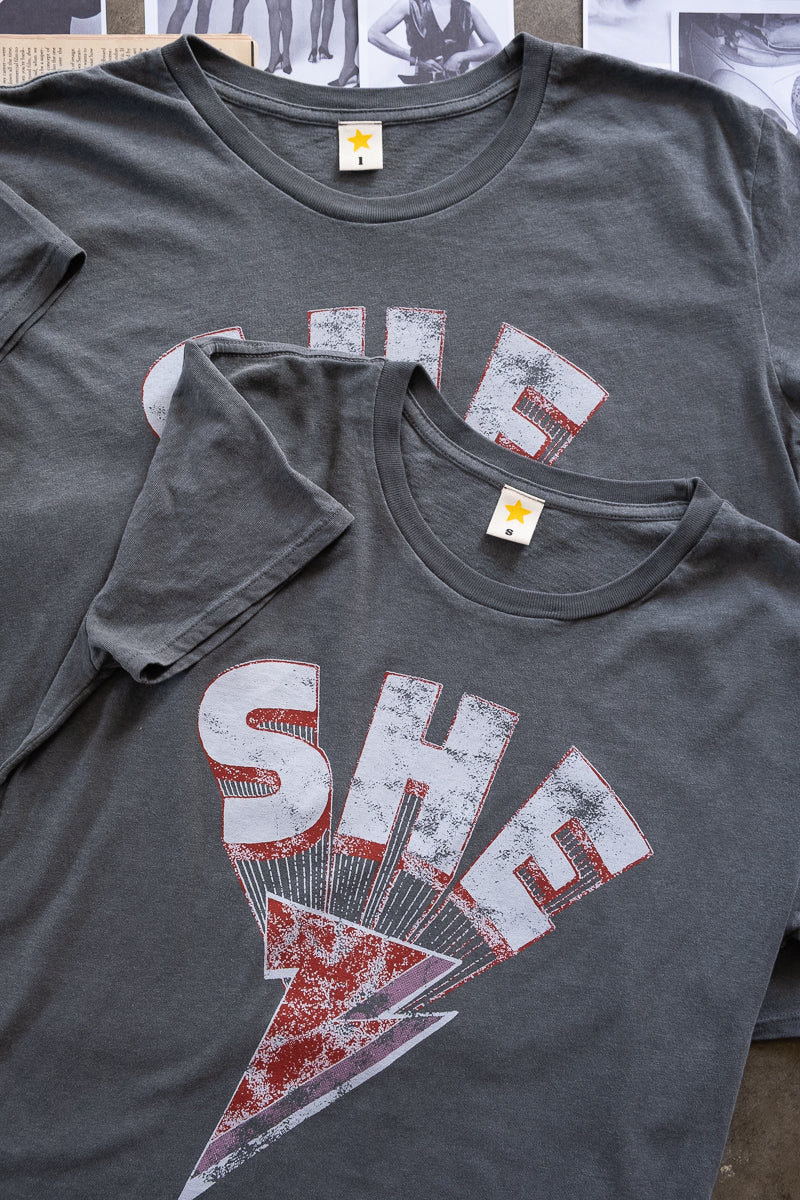 Thread Hippie women's She Energy graphic tee detail view.