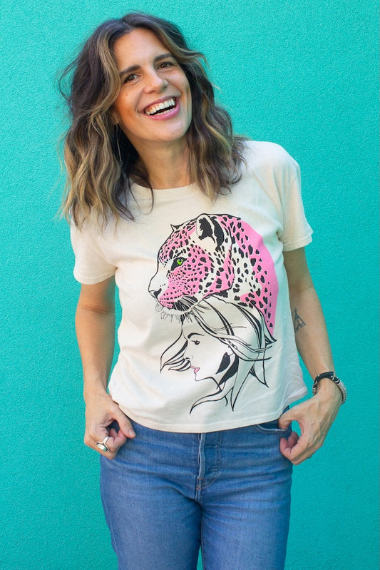 the "wild within" graphic tee on white