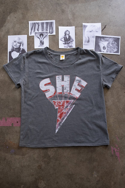 Thread Hippie women's She Energy graphic tee flat lay.