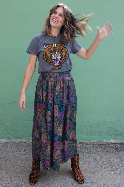 the "cosmic tiger" graphic tee on vintage black