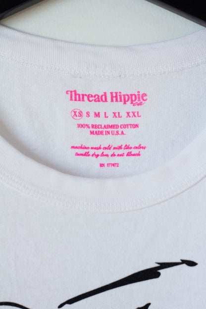 the "she energy II" graphic tee on white