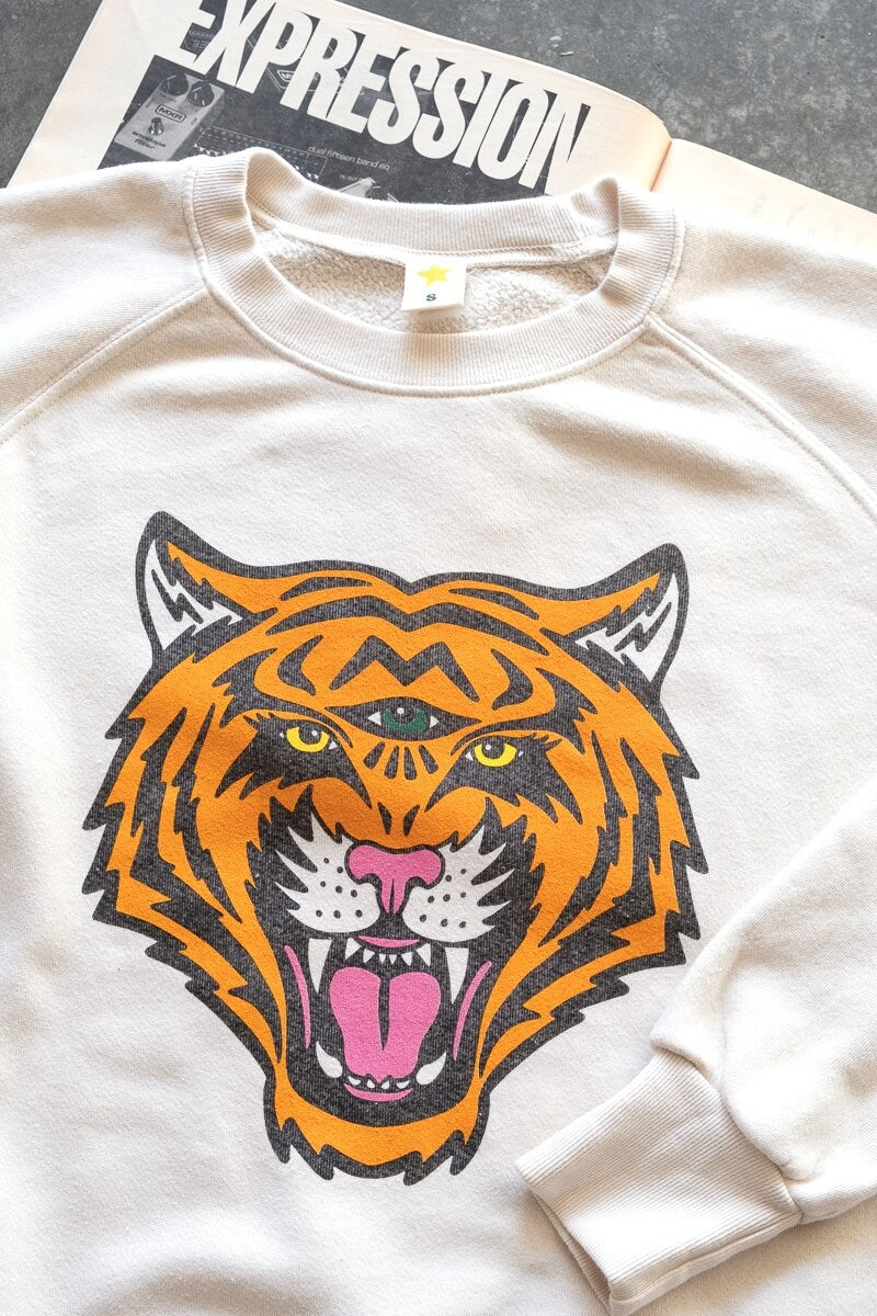 Thread Hippie women's sweatshirt in white.