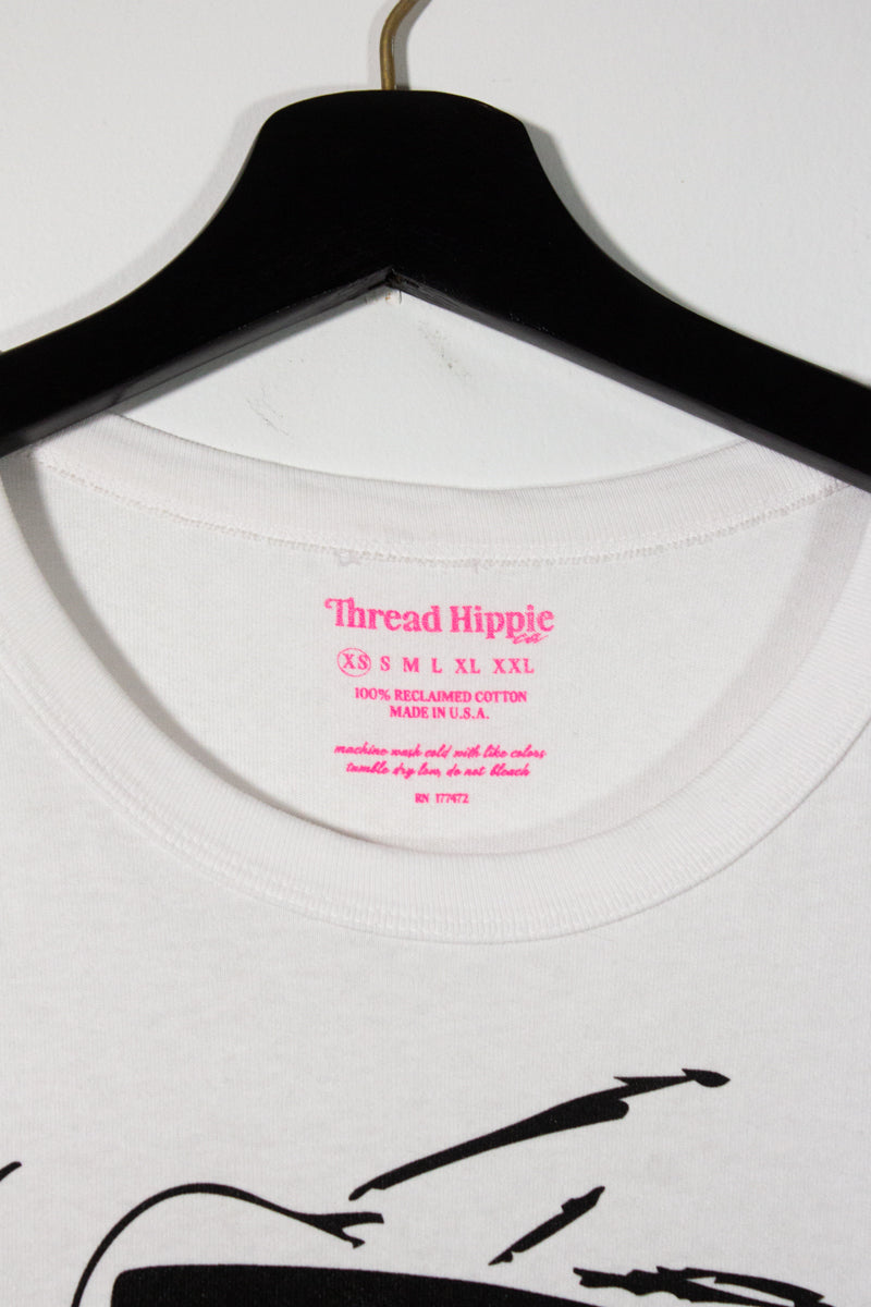 the "she energy II" graphic tee on white