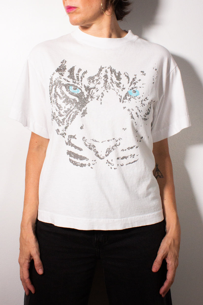 the "tigress II" graphic tee on white