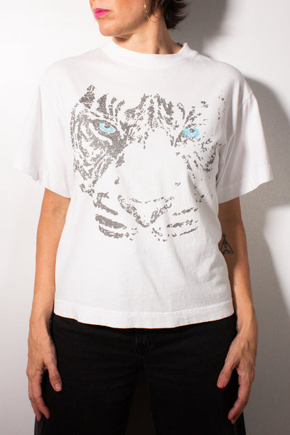 the "tigress II" graphic tee on white