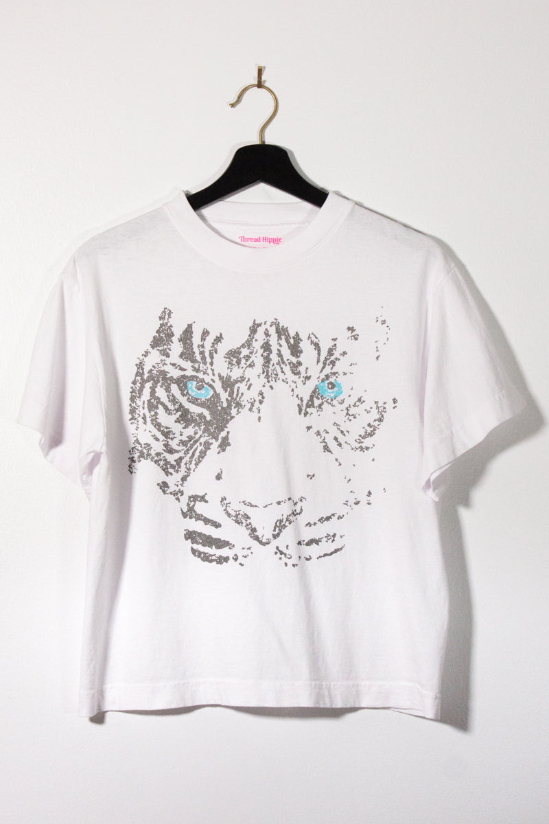 the "tigress II" graphic tee on white
