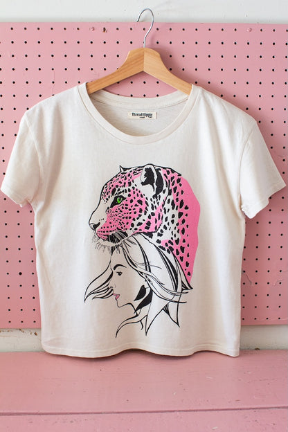 the "wild within" graphic tee on white