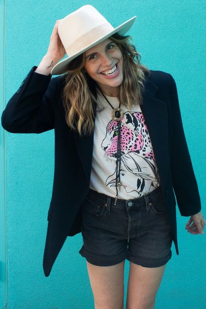 the "wild within" graphic tee on white